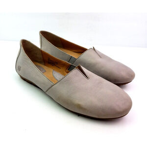 Born Sebra Womens Size 11 Gray Leather Slip On Casual Comfort Loafer Shoes